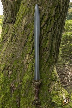 Celtic Leaf Long LARP Sword - 40in